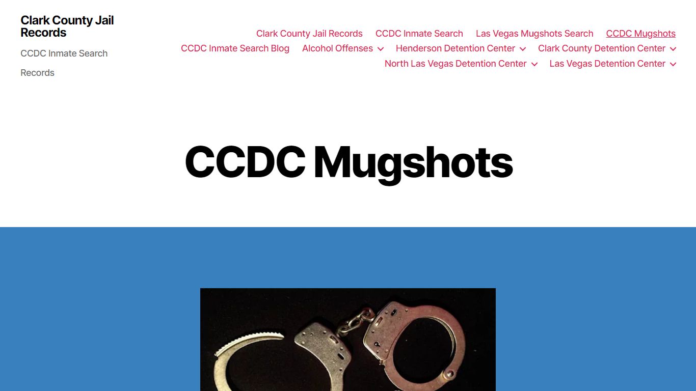 CCDC Mugshots - Clark County Jail Records